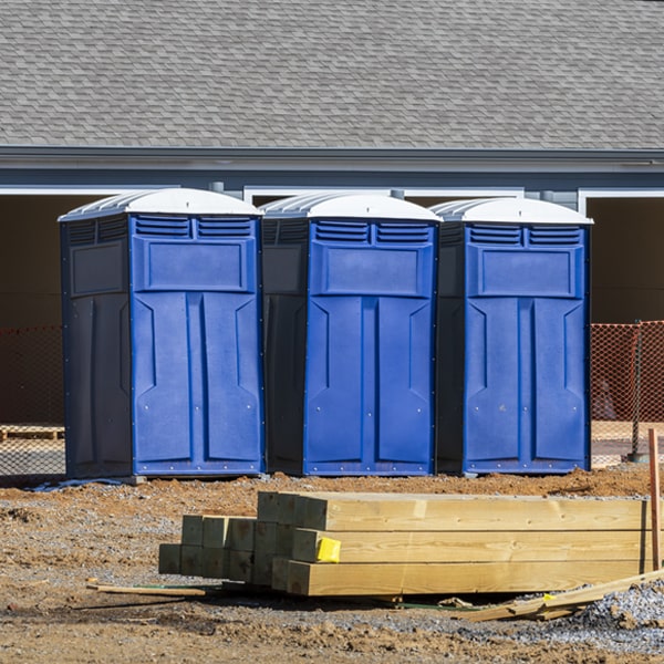 how can i report damages or issues with the porta potties during my rental period in Joinerville